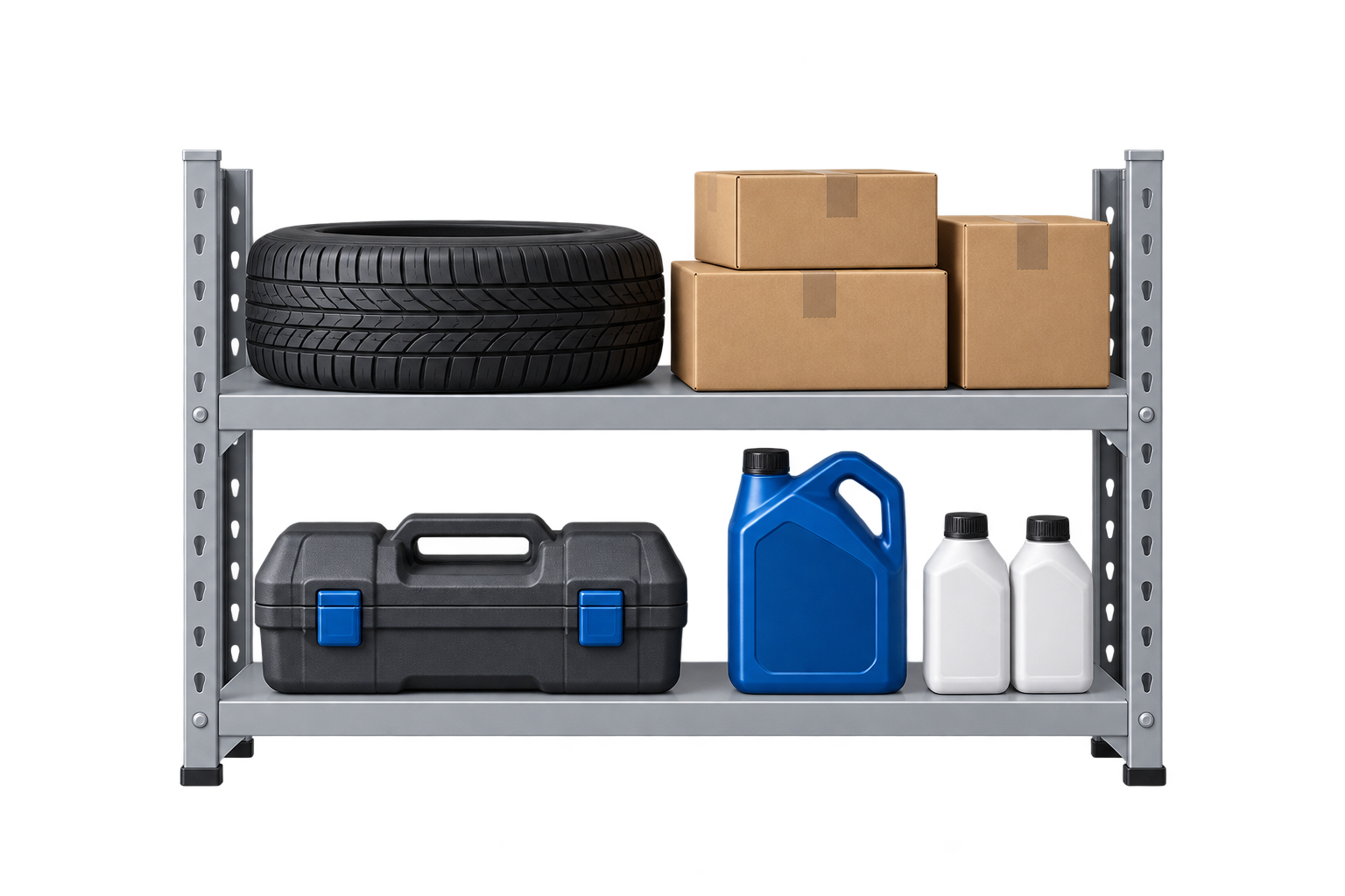 Organized automotive parts inventory